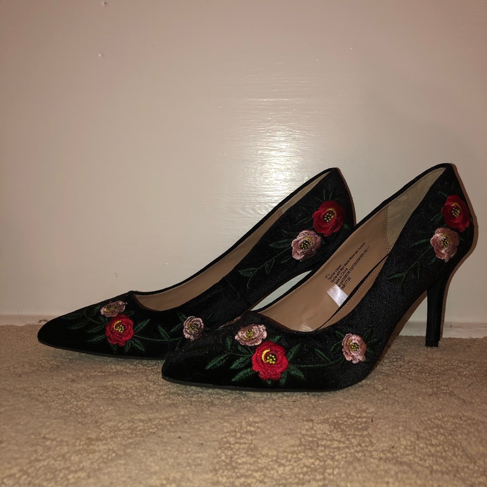 float black heels
